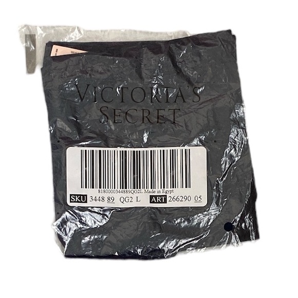 Victoria’s Secret noir navy cotton bikini panty stretch mid rise Size L - Picture 1 of 8